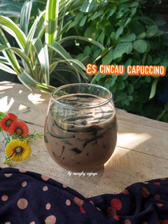 Foto resep Es cincau capuccino