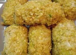 Una foto de Croquetas de Mijo y Quinoa(saludables y deliciosas)