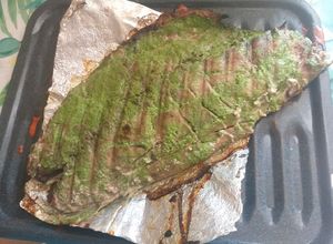 Una foto de Lomo de pescado al mojo verde