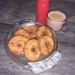 A picture of Mini Chicken Ďoughnuts.