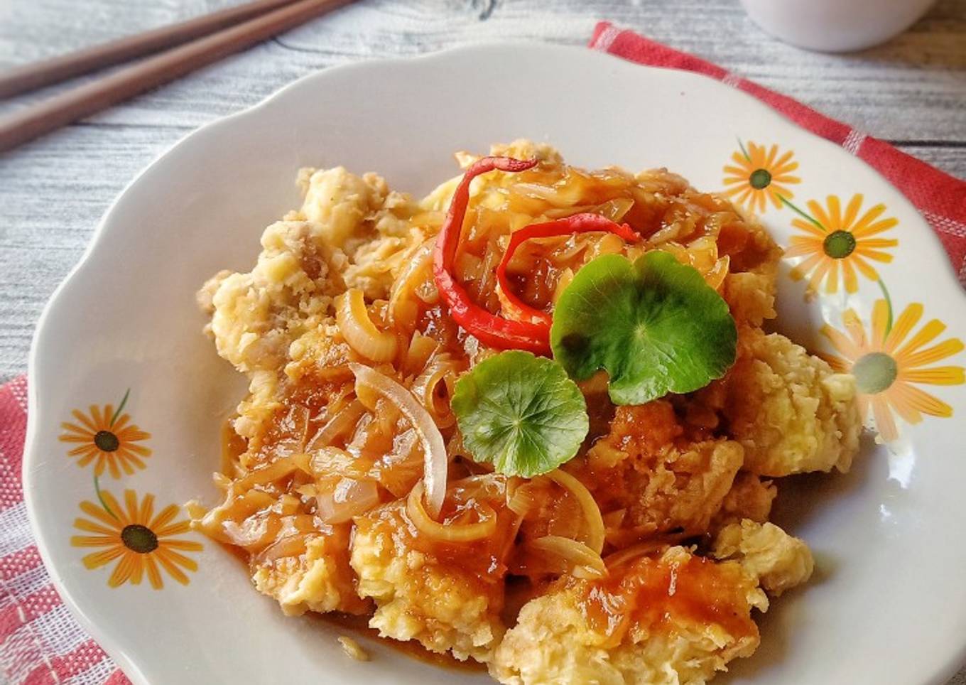 Ayam Crispy Saus Asam Manis