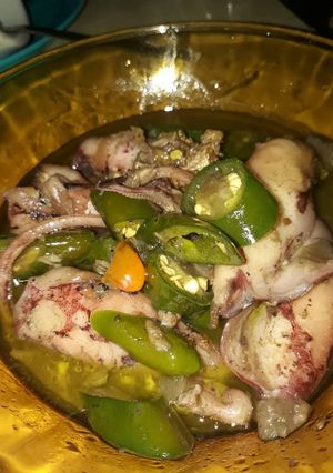 Foto resep Cumi basah hitam "dikit hitam nya" ala Liya buat si CINTA