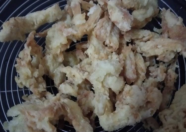 Cara Gampang Menyiapkan Jamur tiram kriuk rasa keju Anti Gagal