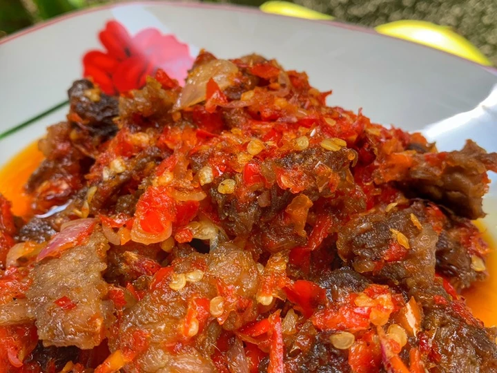 Langkah Mudah untuk Menyiapkan Resep Dendeng sapi balado Anti Ribet, Sempurna