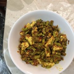 Beans with Paneer A picture of Beans with Paneer.