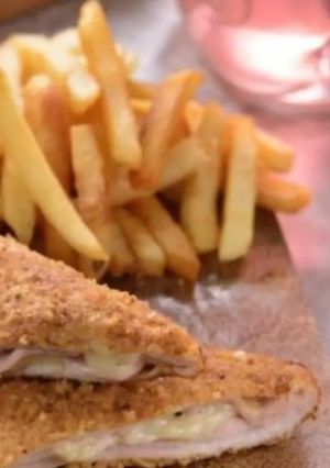 Una foto de Milanesas rellenas de jamón y queso