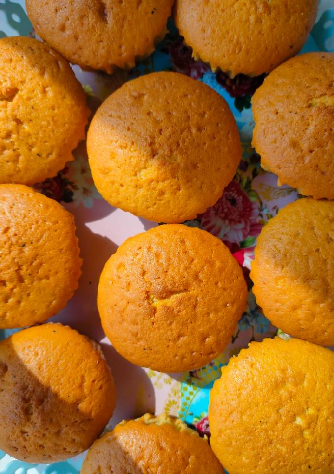 Кексики на маргарині і молоці 🧁