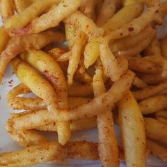 A picture of Homemade kurkure.