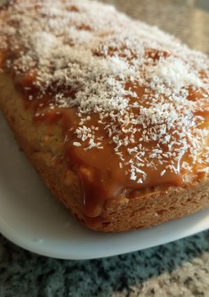 Una foto de Budín de coco