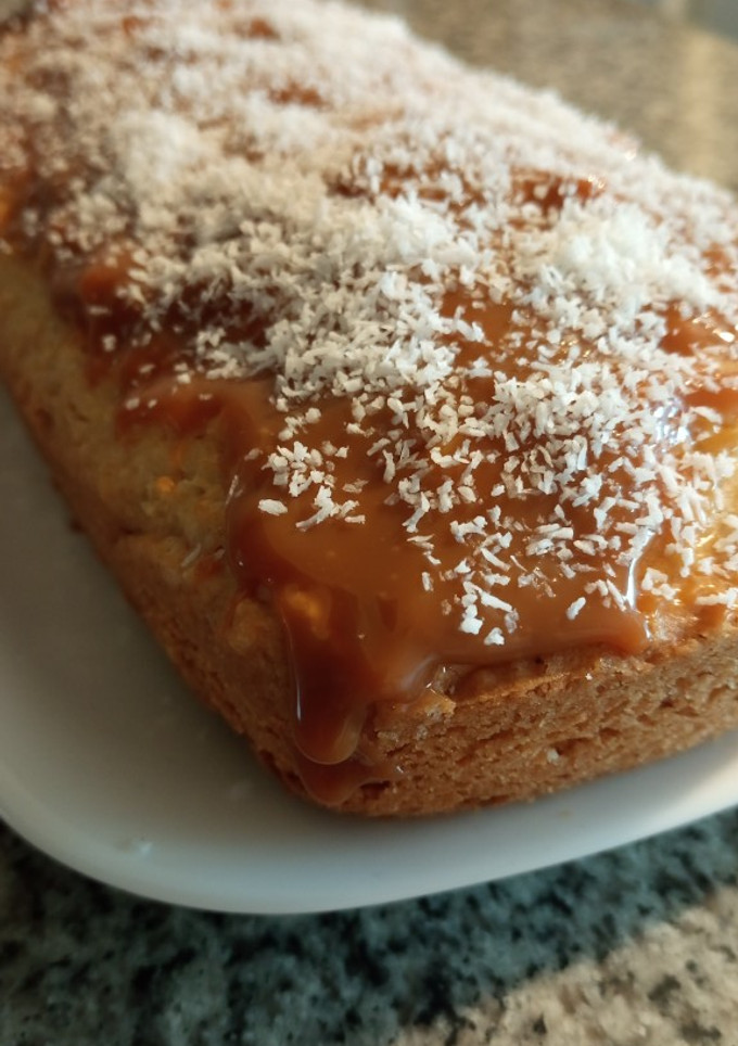 Una foto de Budín de coco
