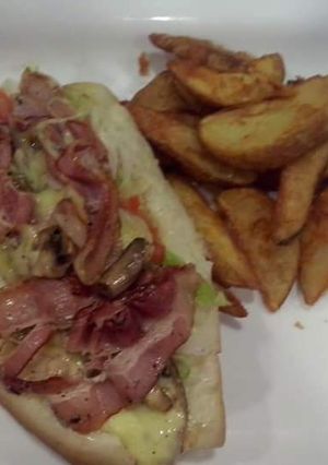 Una foto de Hot dog especial