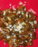 Ensalada de cochayuyo con cebolla y ají