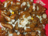 Ensalada de cochayuyo con cebolla y ají