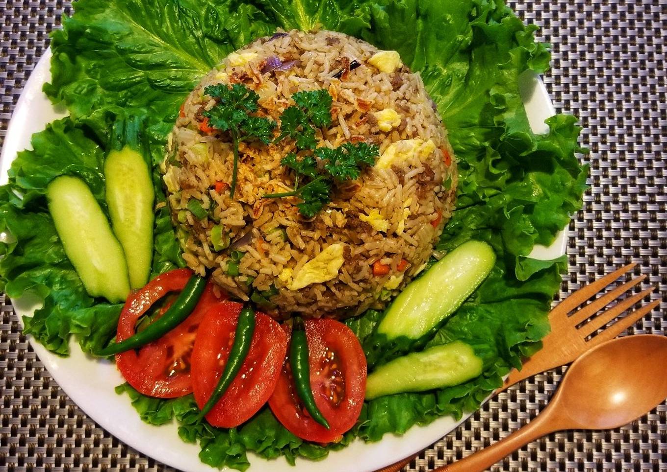 Nasi Goreng daging sapi