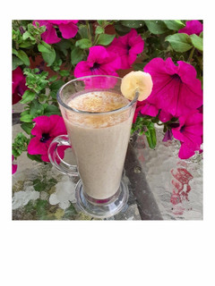 Φωτογραφία της συνταγής Smoothie με βρώμη και μπανάνα