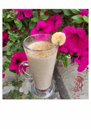 Φωτογραφία της συνταγής Smoothie με βρώμη και μπανάνα