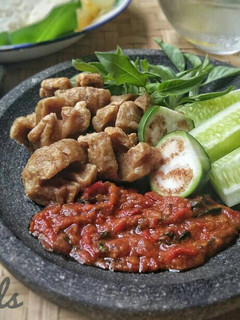 Foto resep Bakso penyet sambal kemangi #pr_recookolahanbakso