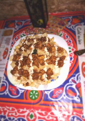 صورة لوصفة فته شاورما سوري بالصوص