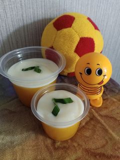Foto resep Puding labu saus vla