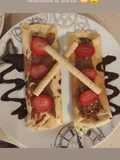 Crepes dulces con toque afrutado