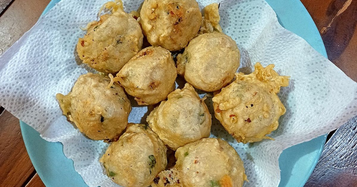 Bola-Bola Tahu Bihun Goreng