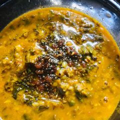 A picture of Sprouted moongdhal murungai keerai kadaiyal.