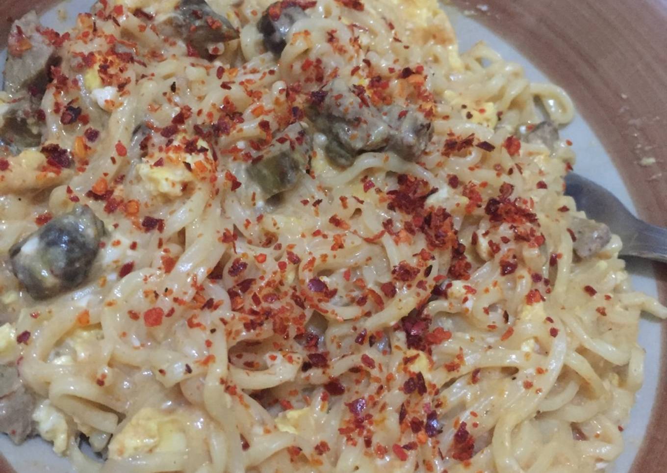 Spicy Carbonara Mie