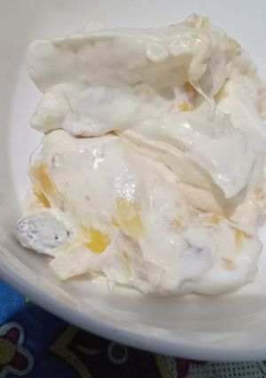 A picture of Mango nutty cream.