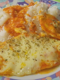 Una foto de Pollo con curry