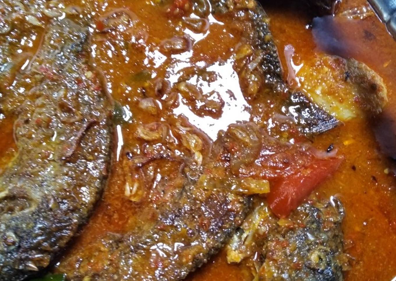 Semur pedas Ikan Nila