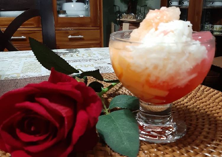 Cara Gampang Menyiapkan ES SERUT BENGKUANG mix TIMUN SURI LAVA..segeerrrr 😋😍 Anti Gagal