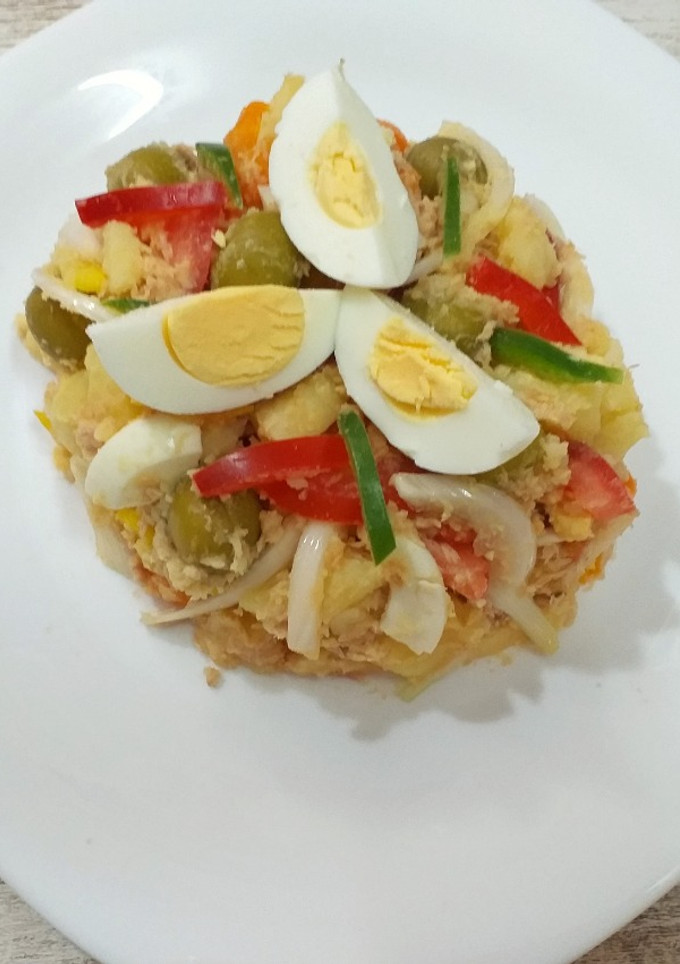 Una foto de Ensalada campera -deliciosa y saludable