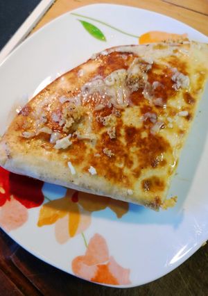 Pirított töltött tortilla recept fotója