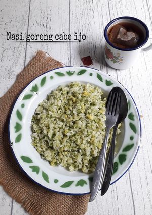 Foto resep Nasi goreng cabe ijo