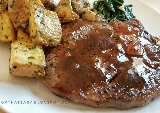 Resep Rib Eye Steak Steak Rib Eye Oleh Amalia Cookpad 