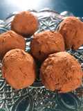 Trufas de chocolate oscuro y limón