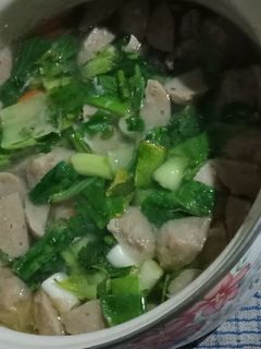 Foto resep Sup pokcoy bakso