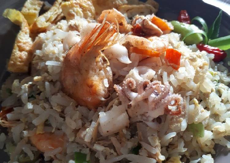 Nasi Goreng Sirta Seafood ala Nice Ketofood #ketopad_cp_ seafood