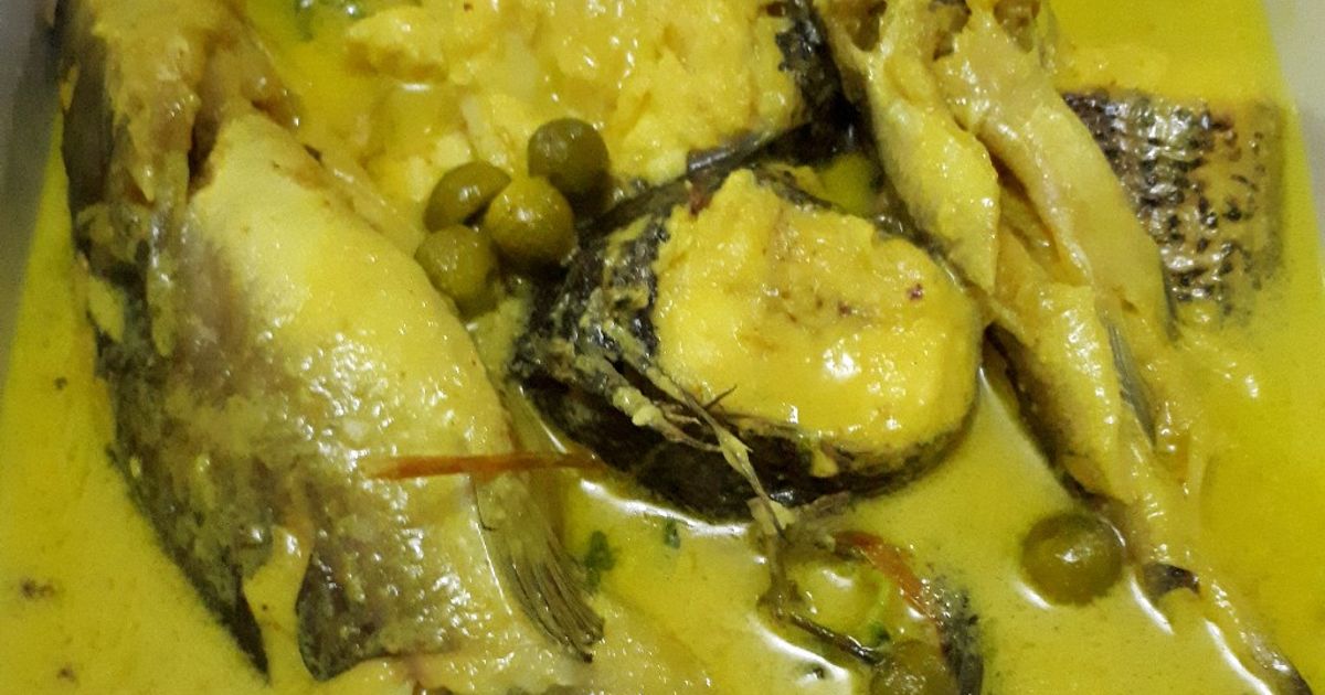Gulai kuning baung masakan melayu