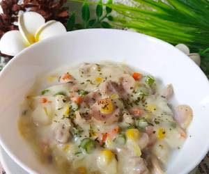Cara Cepat Cream Soup Ayam Enak dan Sehat