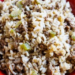 A picture of Cajun Dirty Rice.