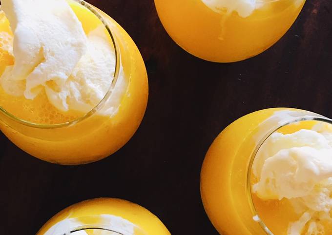 Recipe: Delicious Mango Float Juice