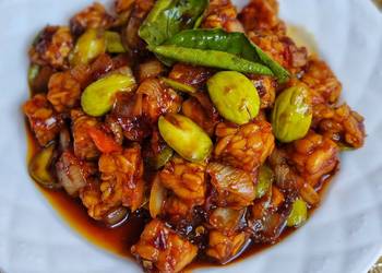 Masakan Populer Tempe asam manis gurih Enak Bergizi