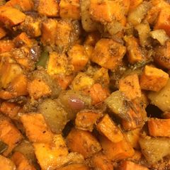 A picture of Sweet Potato Hash.