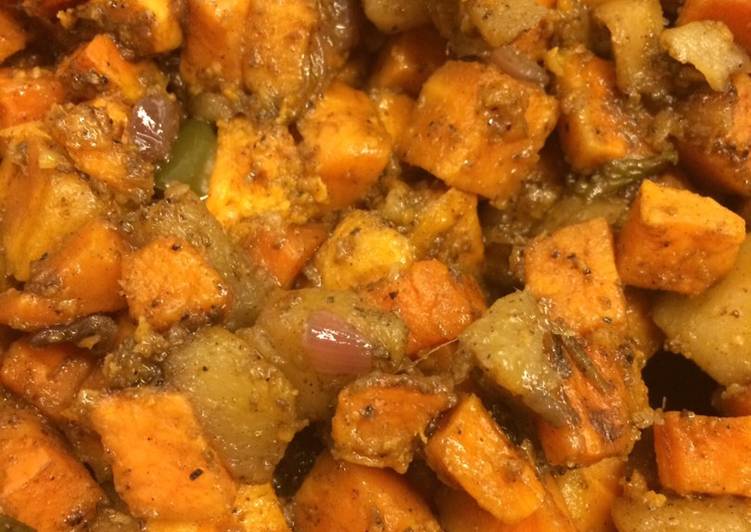 Steps to Make Super Quick Homemade Sweet Potato Hash