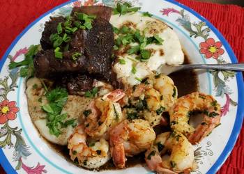Without Fail Making Recipe Brads Braised Short Ribs w Creamy White Polenta  Shrimp Scampi Delicious Nutritious Without Fail Making Recipe Brads Braised Short Ribs w Creamy White Polenta  Shrimp Scampi Delicious Nutritious