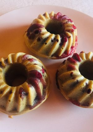 Áfonyás muffin recept fotója