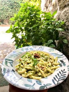 Foto di Trofie al pesto di rucola e noci