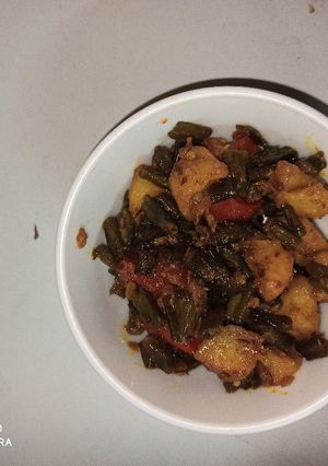 A picture of French Beans Aloo Ki Sabzi.