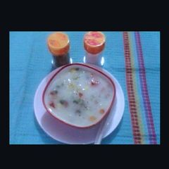 A picture of Mixed vegetable soup.